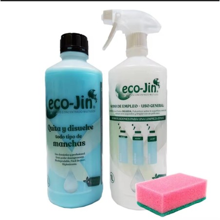 Eco Jin 1l + difusor + estropajo (nuevo)